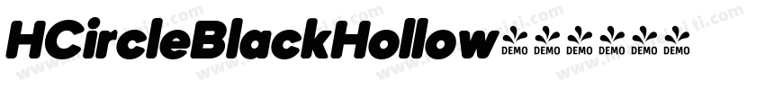 HCircleBlackHollow字体转换