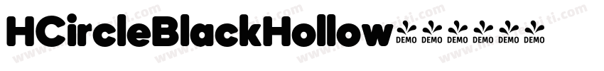 HCircleBlackHollow字体转换