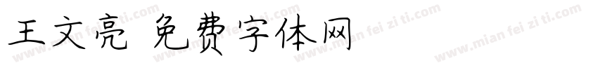 王文亮字体转换