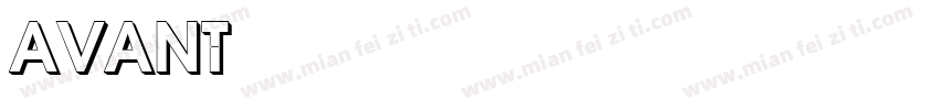 avant字体字体转换