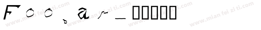 Foobar字体转换