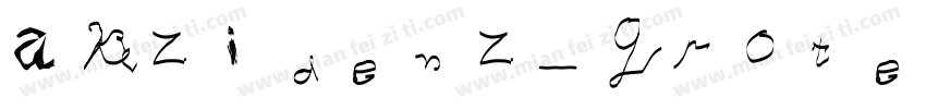 akzidenz-grotesk_bar字体转换
