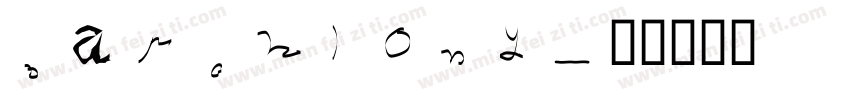 barchlony字体转换