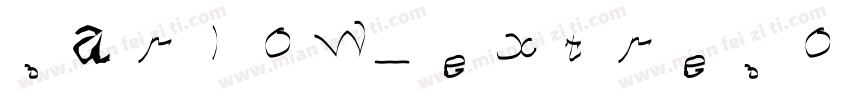barlow-extrebold字体转换