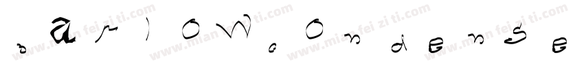 barlowcondensend字体转换