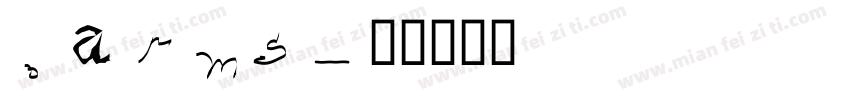 barms字体转换