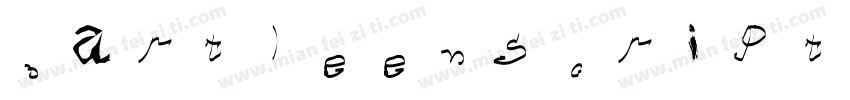 bartleenscript字体转换