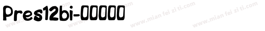 Pres12bi字体转换