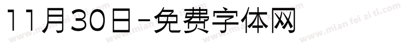 11月30日字体转换