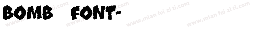 Bomb_font字体转换