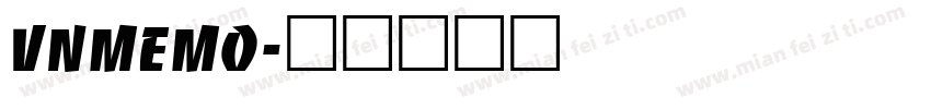 VNMEMO字体转换