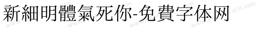 新細明體氣死你字体转换