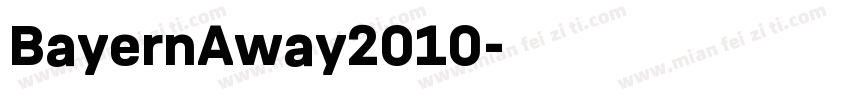 BayernAway2010字体转换