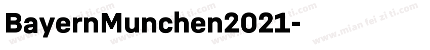 BayernMunchen2021字体转换