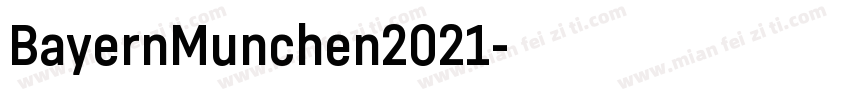 BayernMunchen2021字体转换