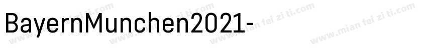 BayernMunchen2021字体转换
