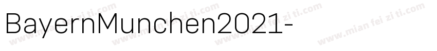 BayernMunchen2021字体转换