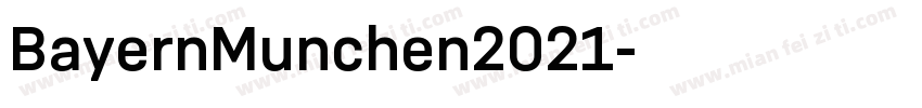 BayernMunchen2021字体转换