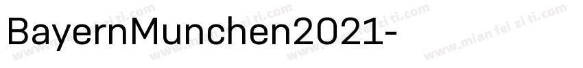 BayernMunchen2021字体转换