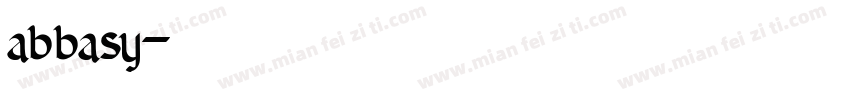 abbasy字体转换