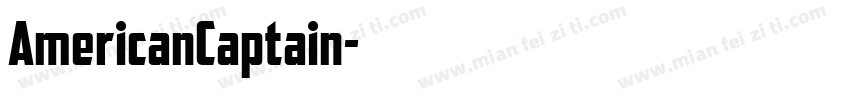 AmericanCaptain字体转换