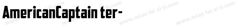 AmericanCaptainEter字体转换