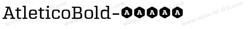 AtleticoBold字体转换