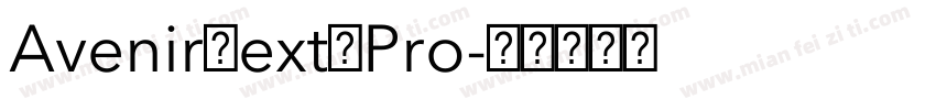AvenirNextLPro字体转换