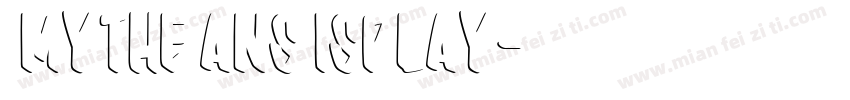 SmytheSansDisplay字体转换