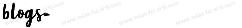 blogs字体转换