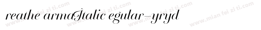 BreatheKarmaItalicRegular-yryd字体转换