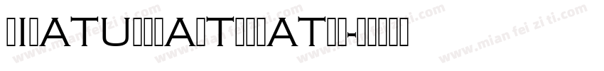 LIGATURESALTERNATES字体转换