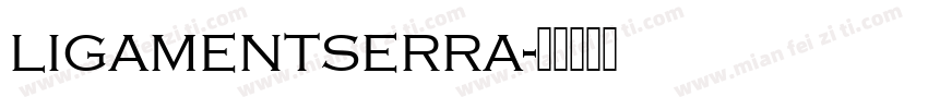 ligamentserra字体转换