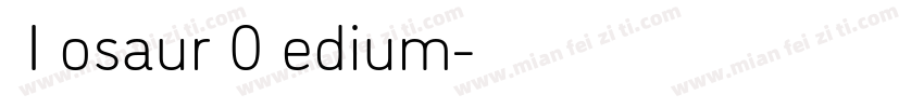 DINosaur20Medium字体转换