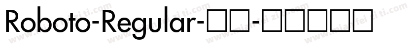 Roboto-Regular-常规字体转换
