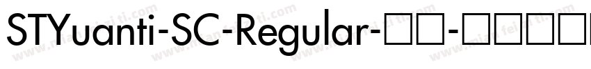 STYuanti-SC-Regular-常规字体转换