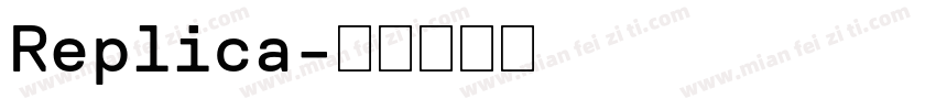 Replica字体转换
