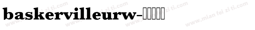 baskervilleurw字体转换