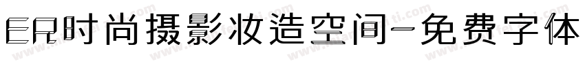 ER时尚摄影妆造空间字体转换