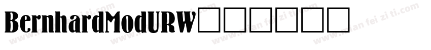 BernhardModURW字体转换