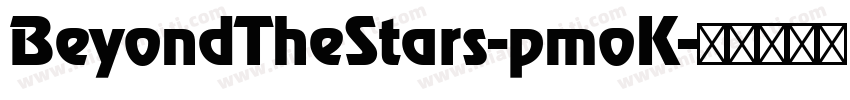 BeyondTheStars-pmoK字体转换