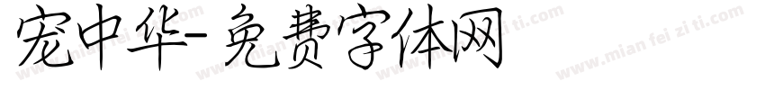 宠中华字体转换