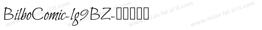 BilboComic-lg9BZ字体转换