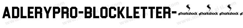 AdleryPro-Blockletter字体转换