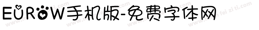 EUROW手机版字体转换