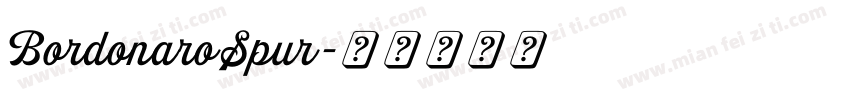 BordonaroSpur字体转换