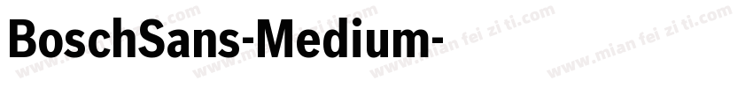BoschSans-Medium字体转换