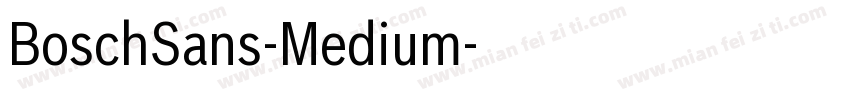 BoschSans-Medium字体转换