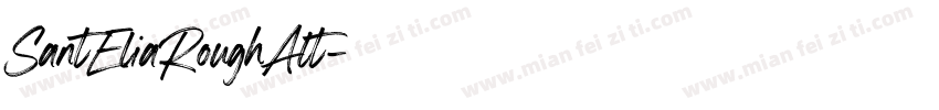 SantEliaRoughAlt字体转换