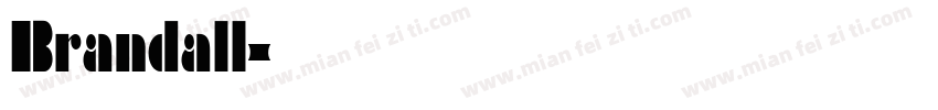 Brandall字体转换